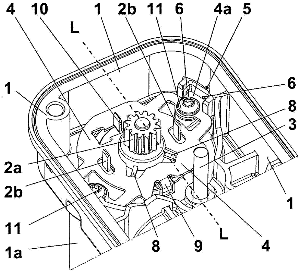 Actuating drive