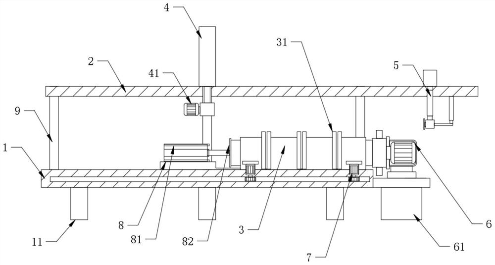 A high-precision cutting and grinding processing equipment for crane parts