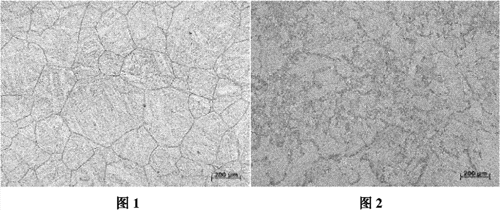 Method for refining grains of large medium high alloy steel forgings