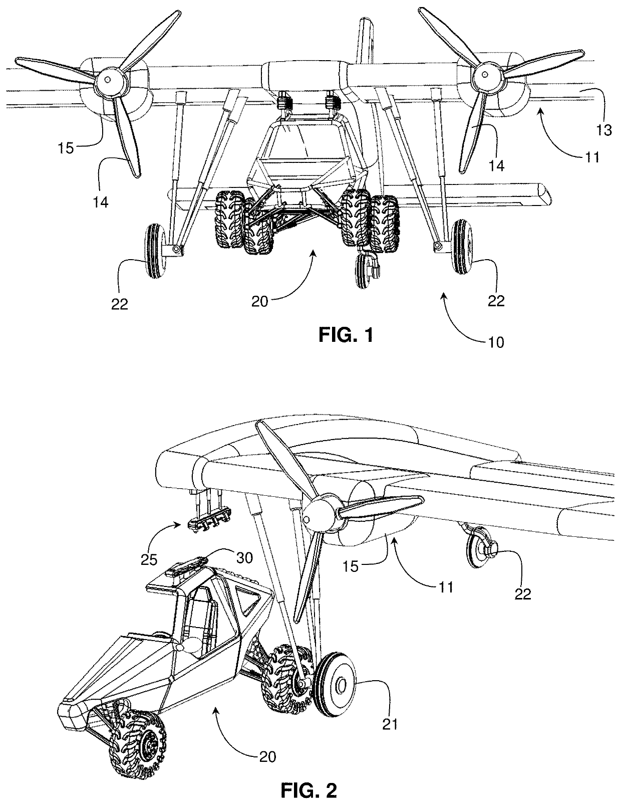 Universal flying terrain vehicle