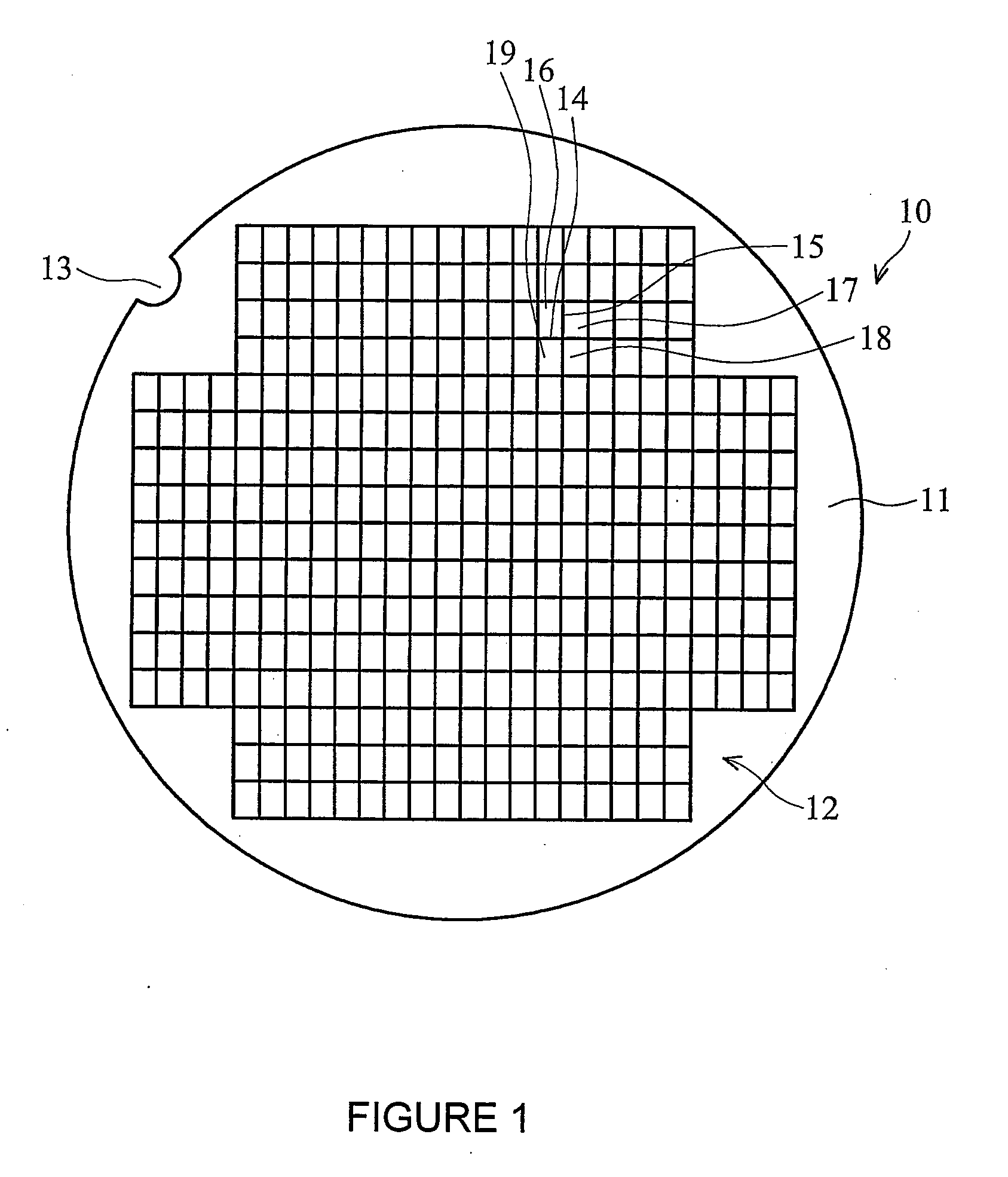 Test structure for semiconductor chip