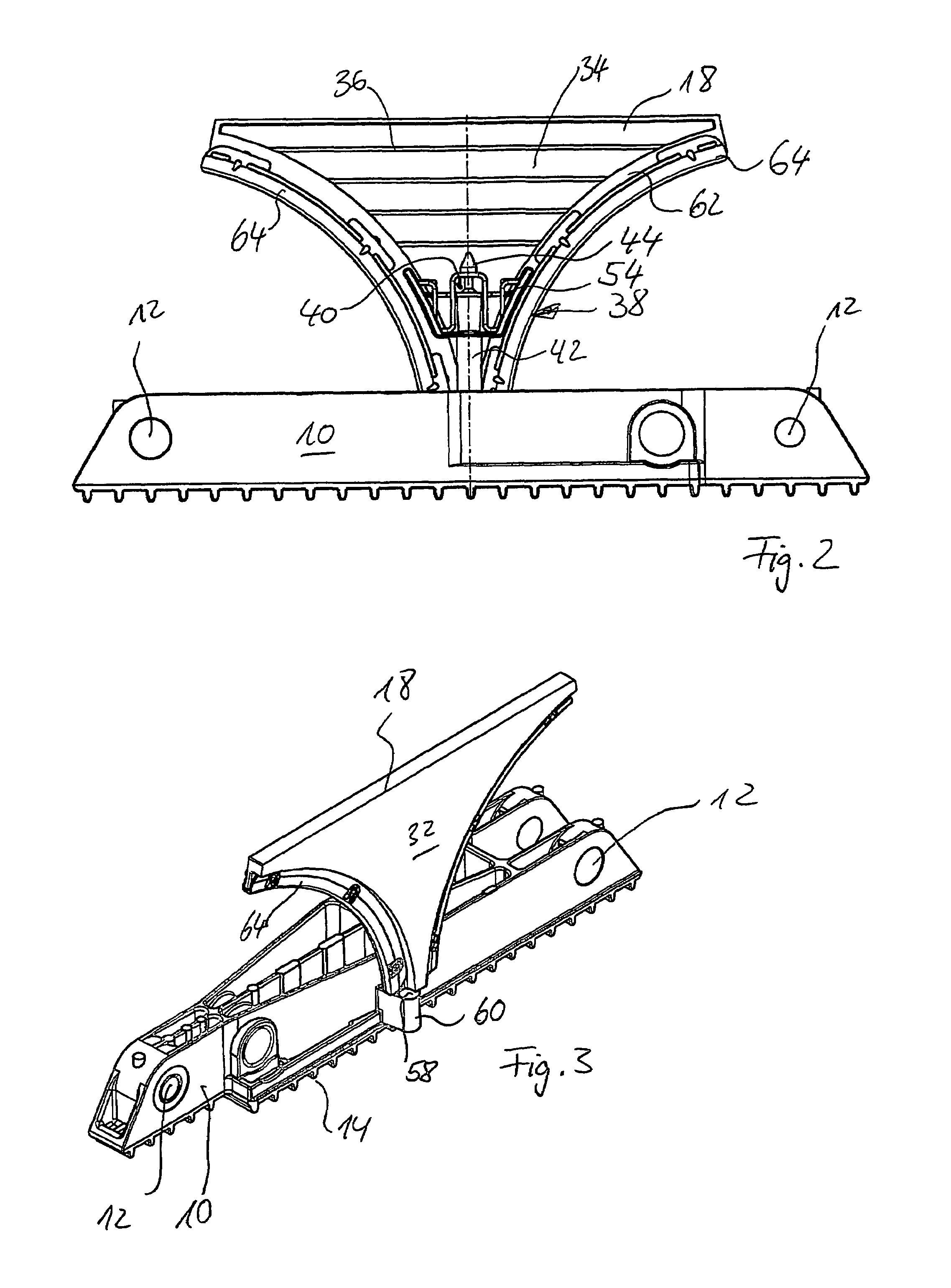 Moving flange fastening for passenger conveyors