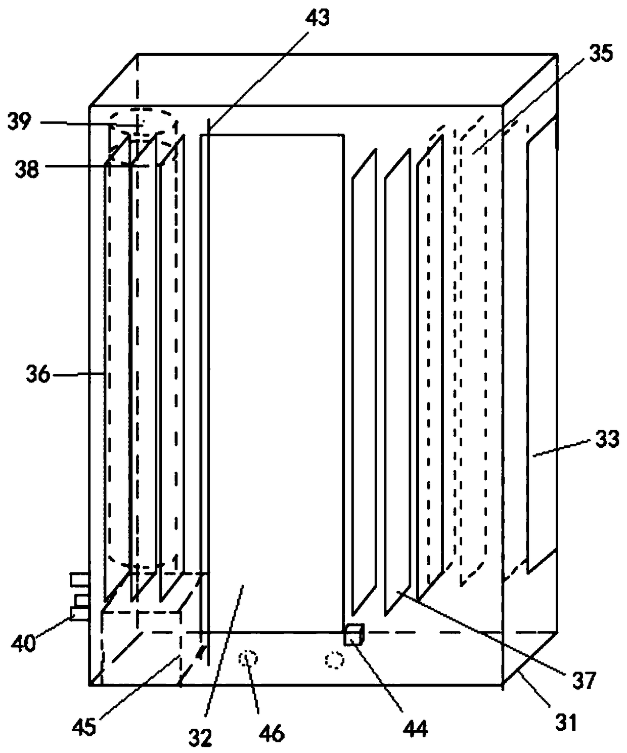 Solar intelligent window system with ventilation purification function