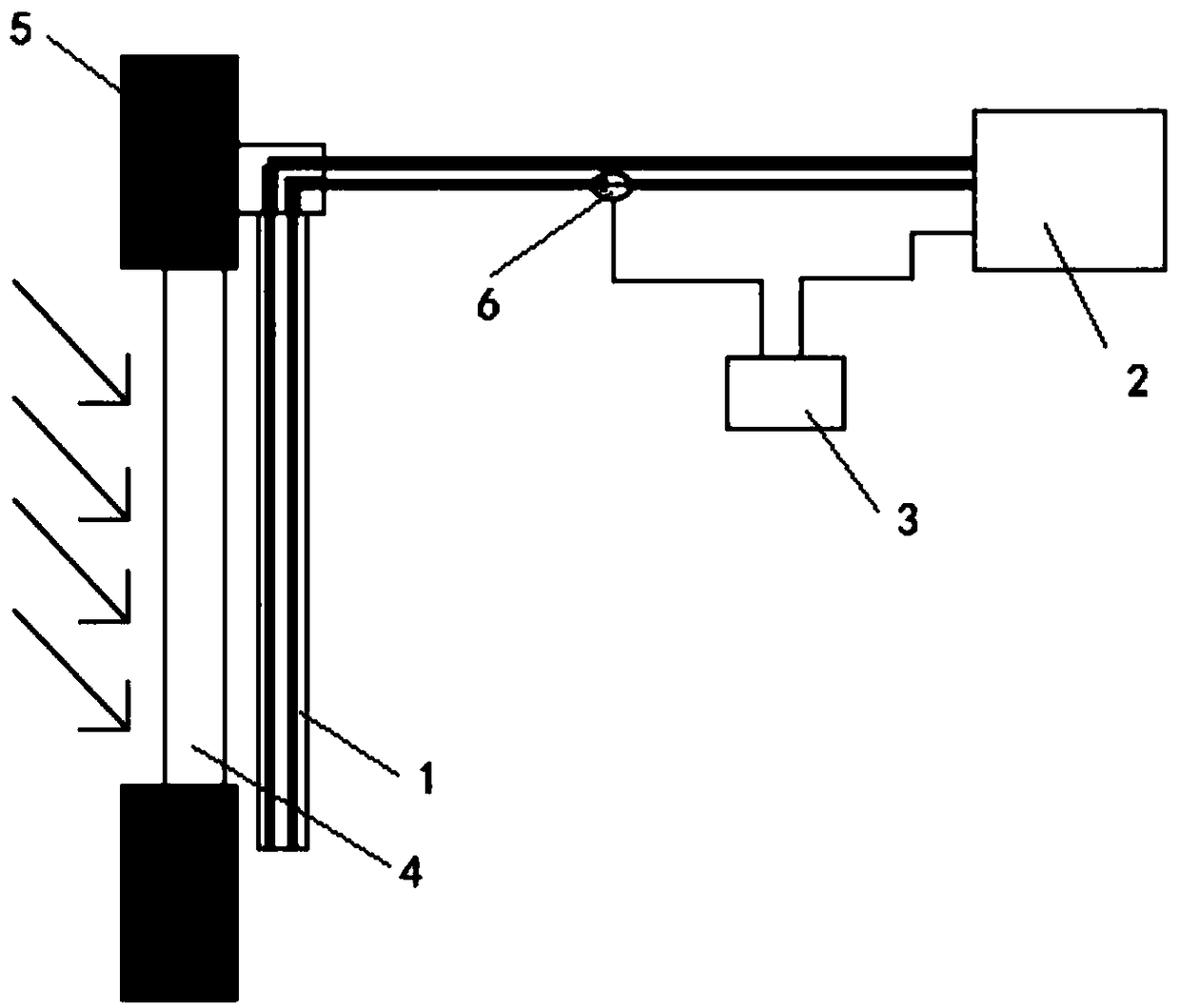 Solar intelligent window system with ventilation purification function