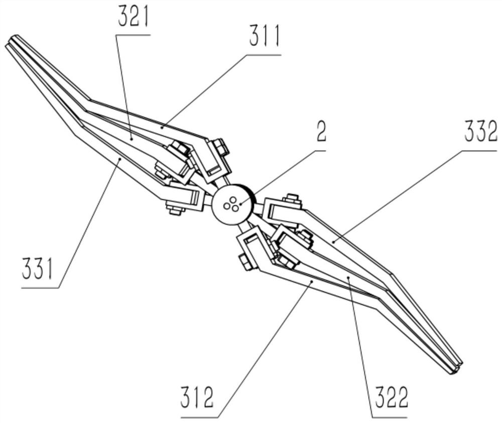 A foldable, modular hydroelectric device