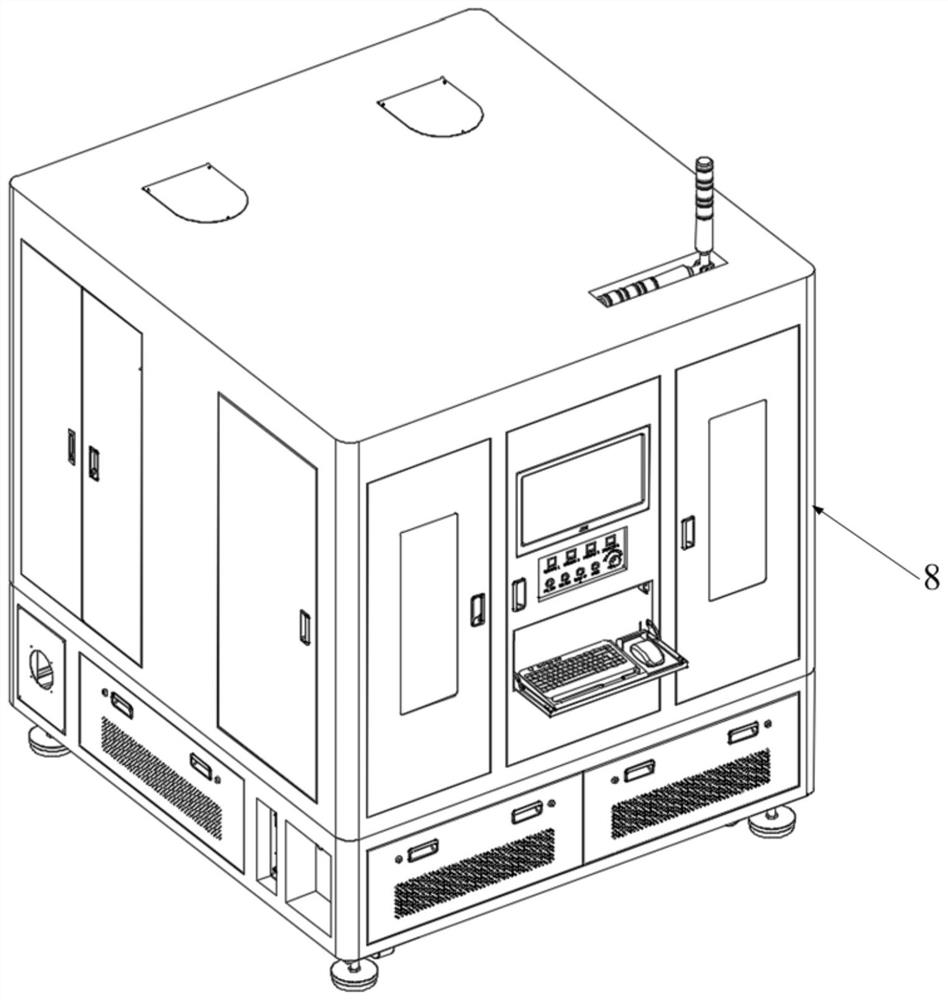 Full-automatic camera multifunctional testing equipment