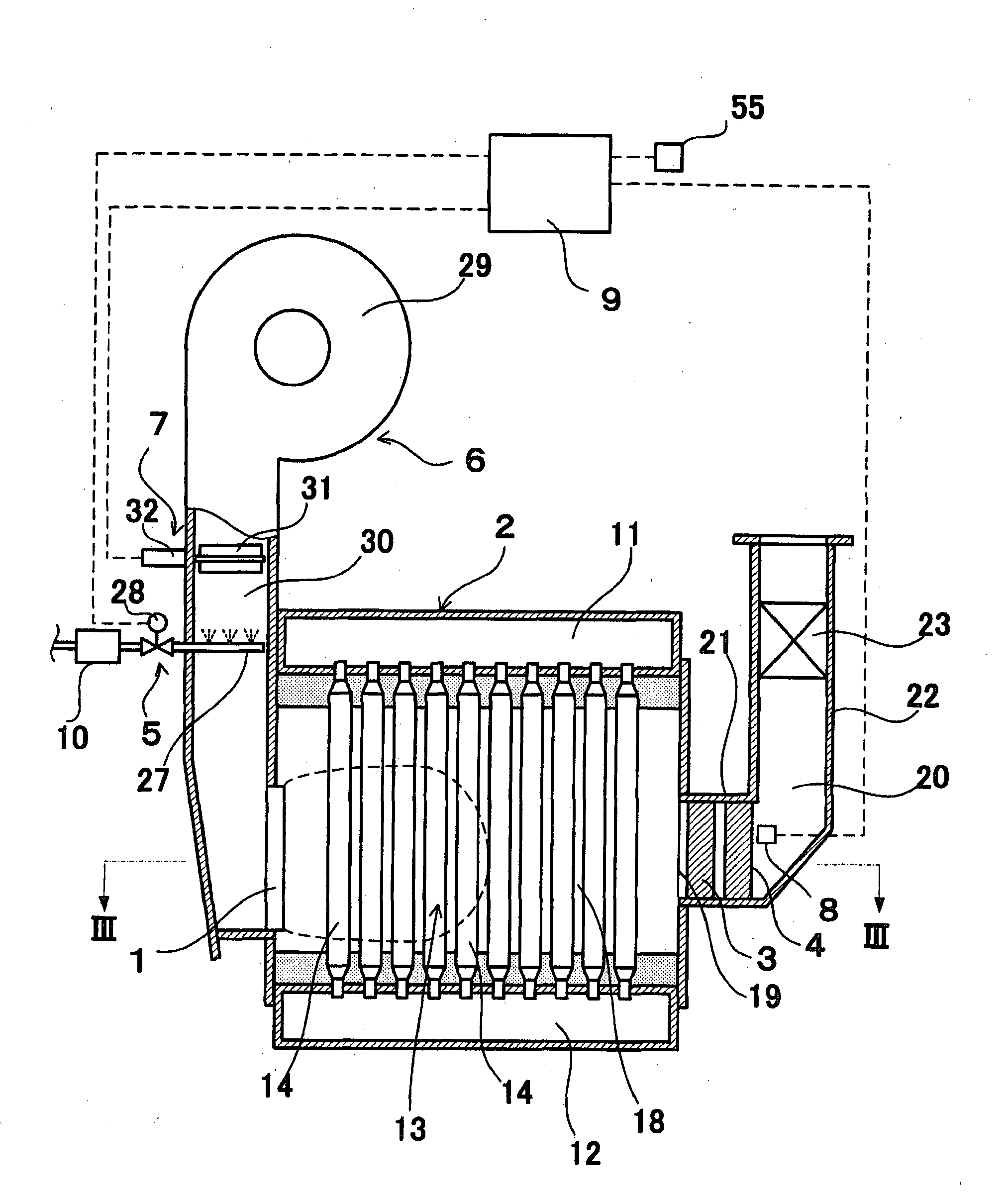 LOW NOx COMBUSTION APPARATUS