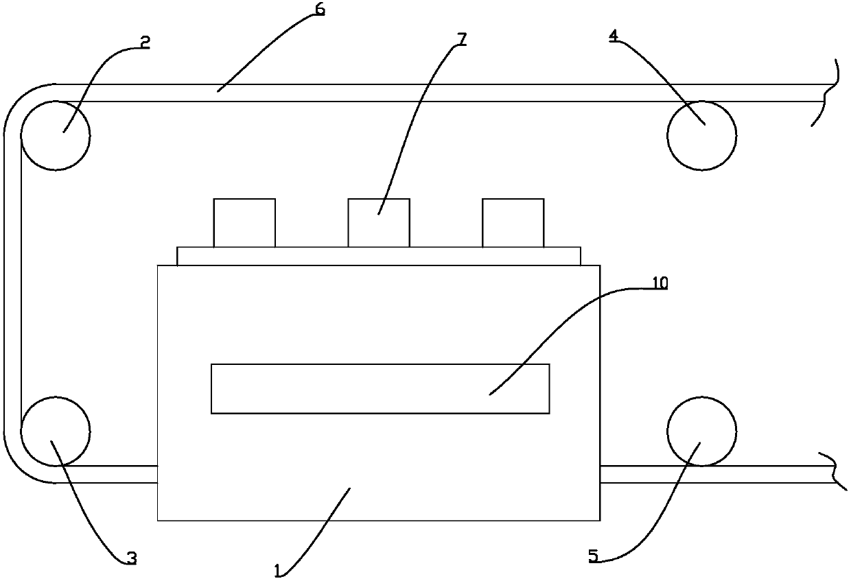 Novel ink photocuring device