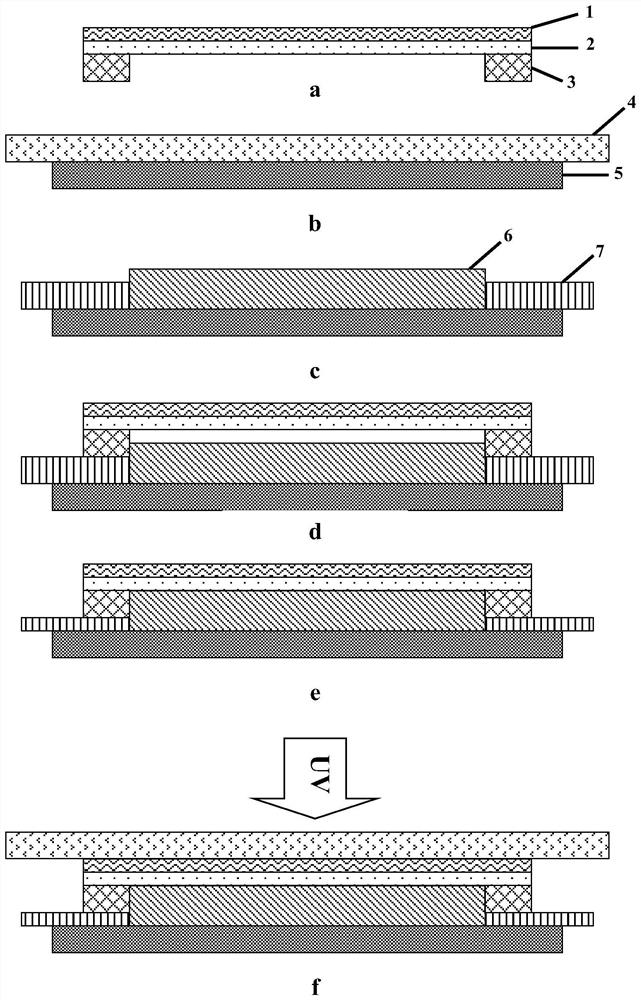 Preparation method and tooling of photoresist microstructure of large-aperture thin-film diffractive lens