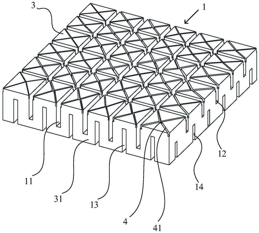 Core material, blade and blade forming method