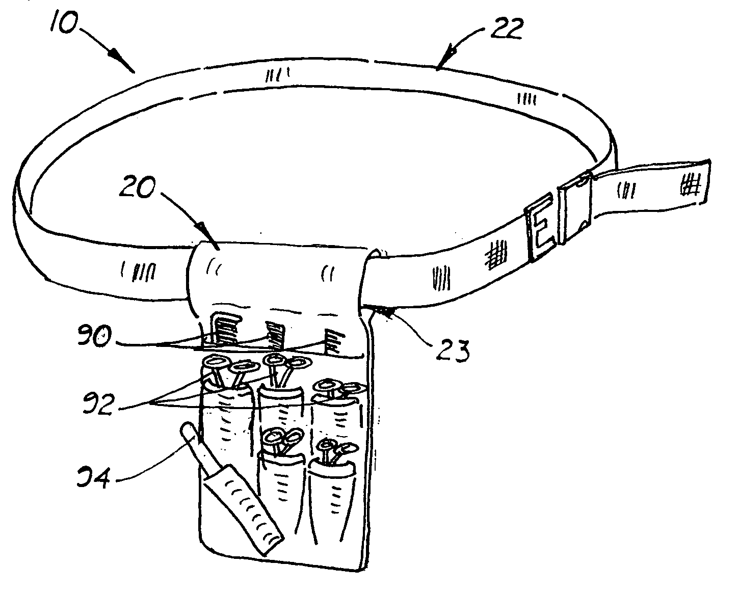 Sanitary hairdresser implement holder