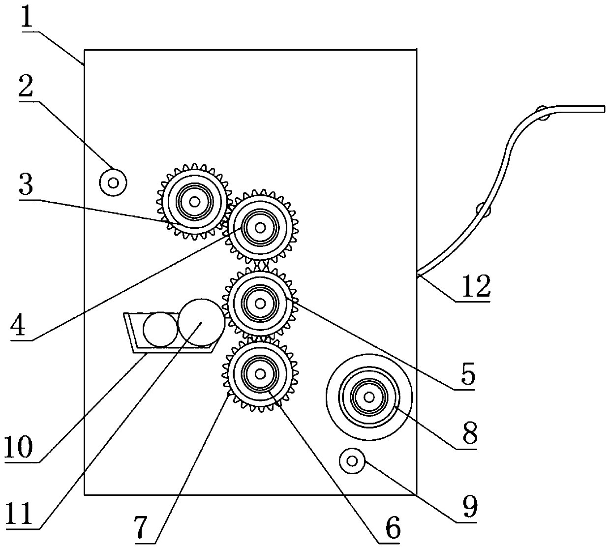 Novel energy-saving corrugating machine