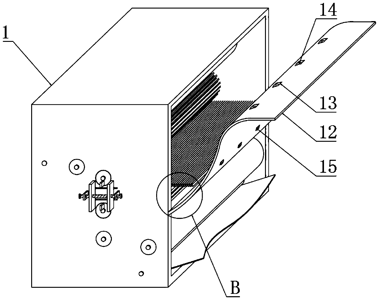 Novel energy-saving corrugating machine