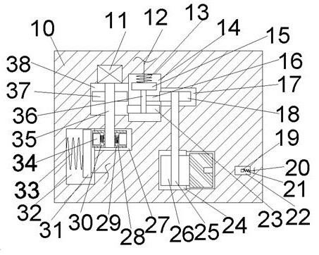 Device for recovering balance and driving force after automobile tire burst