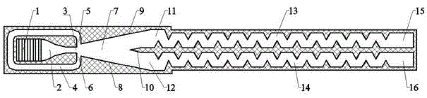 Jet oscillation drop irrigation emitter