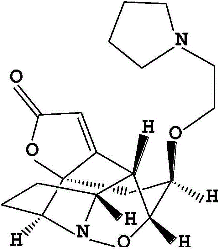 Application of composition of pyrrolidine derivative and morpholinyl derivative of Virosaine A to anti-inflammatory medicine