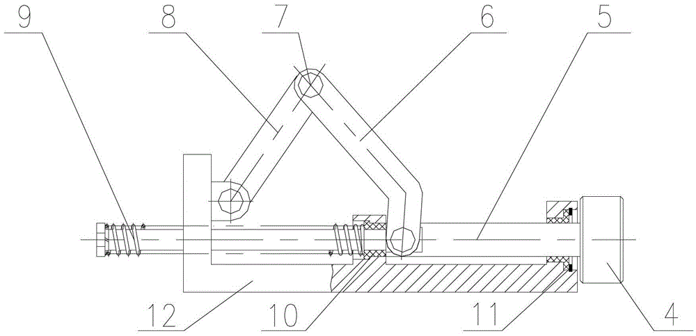 An underwater appendage separation detection device