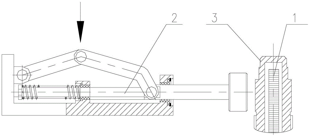 An underwater appendage separation detection device