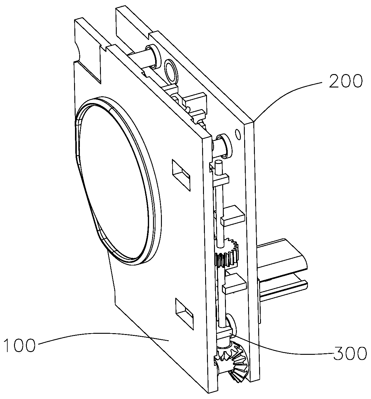 Visual adjustment device based on HMD device