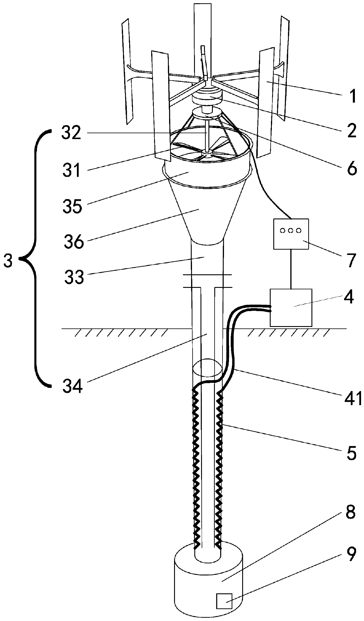 Linkage double-effect condensing air water intake device