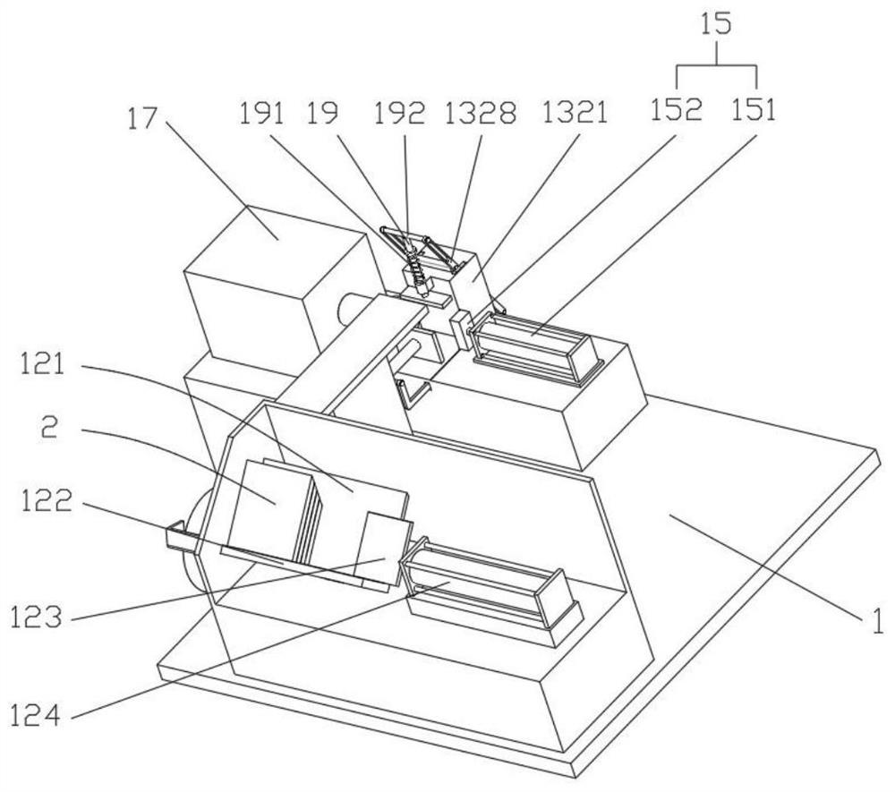 Automatic feeding device for end face machining