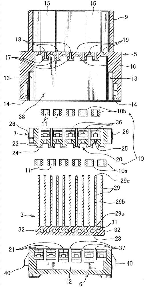 Butting connector