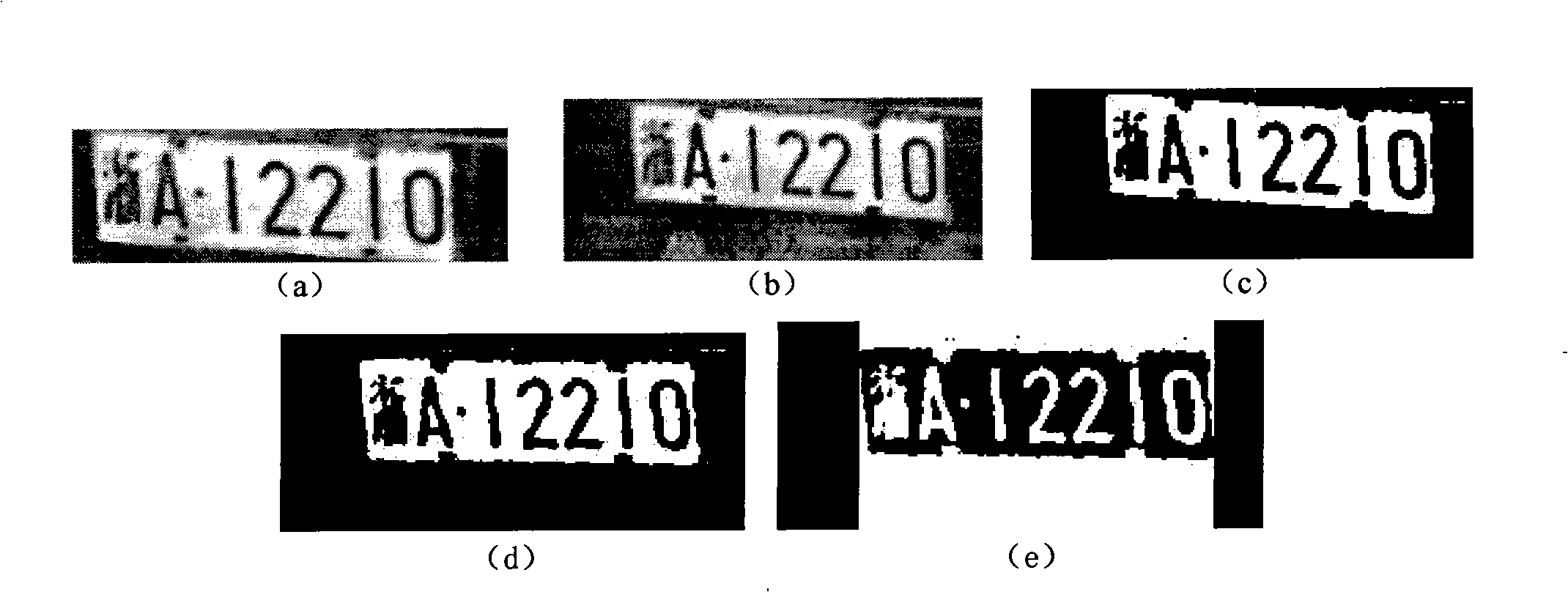 Method for recognizing license plate character based on wide gridding characteristic extraction and BP neural network