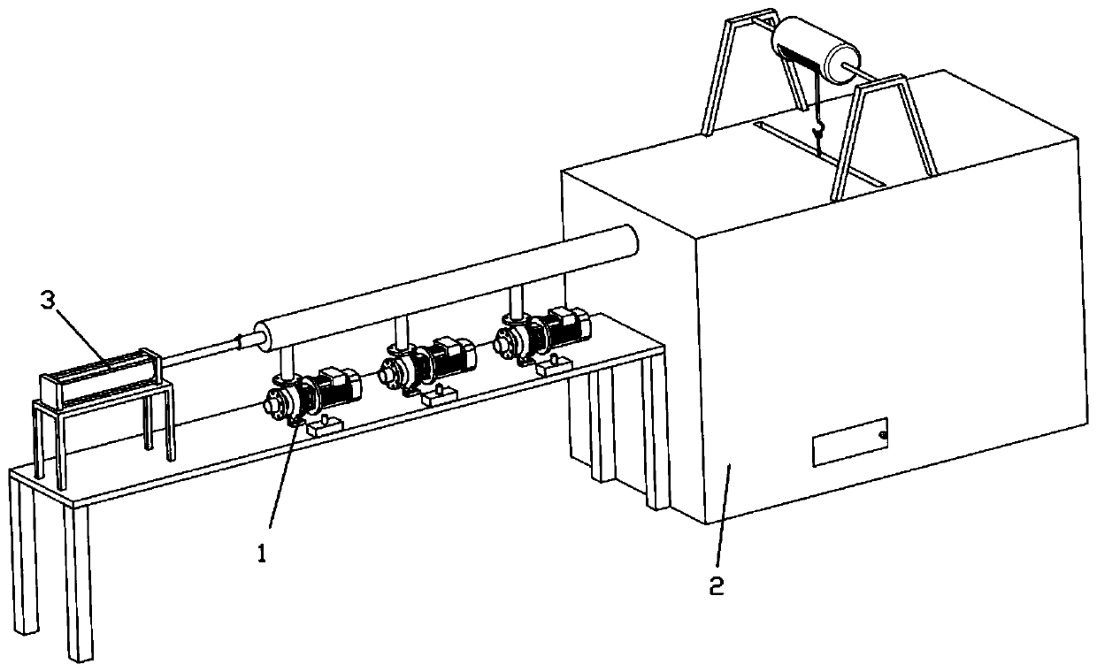 Urban factory waste flue gas collection and treatment system