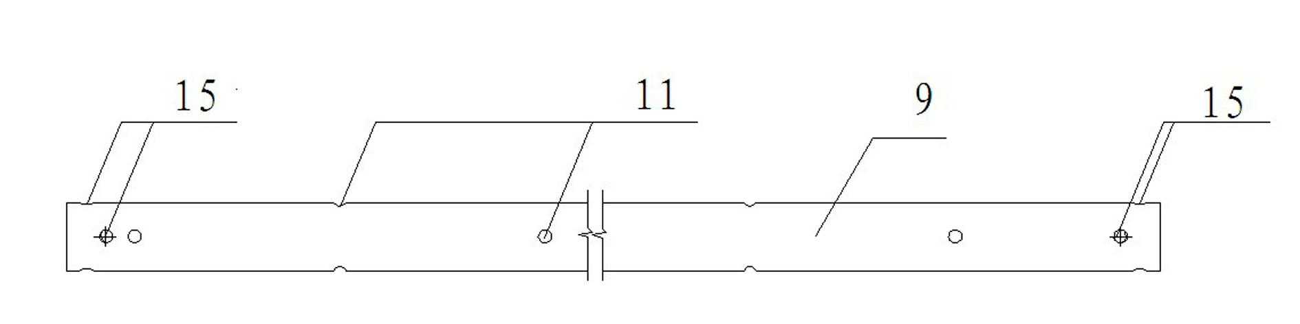 Simple manual spiral earth fetching device for reinforcing pile core of pre-stressed pipe pile