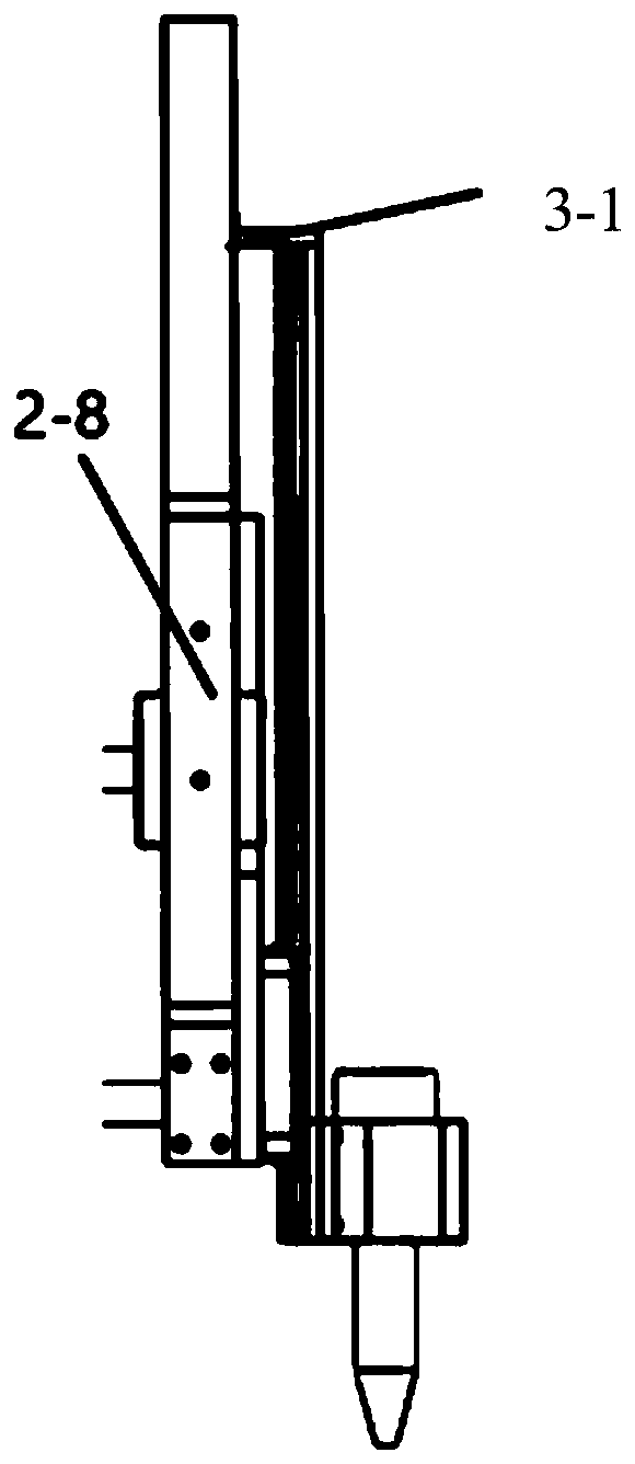 Cross-shaped sliding table driving-type series-parallel spinal surgery robot