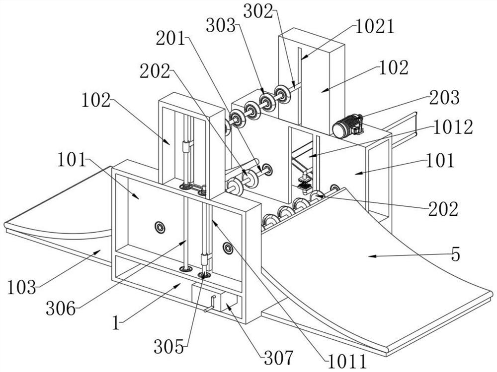 Synchronous cleaning device for inner and outer walls of barrel based on building construction