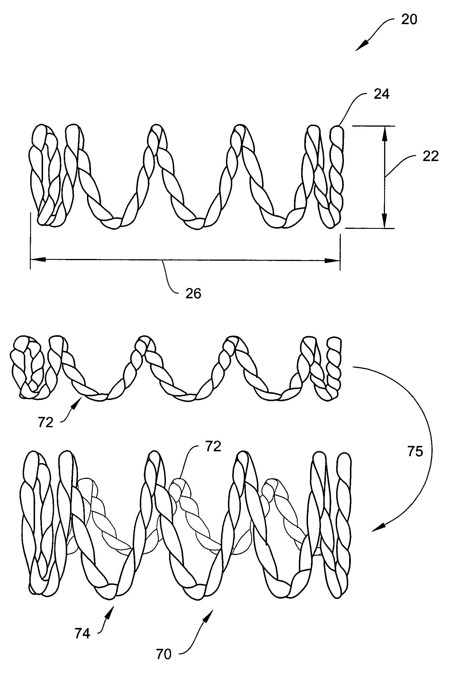 Multi-stranded coil spring