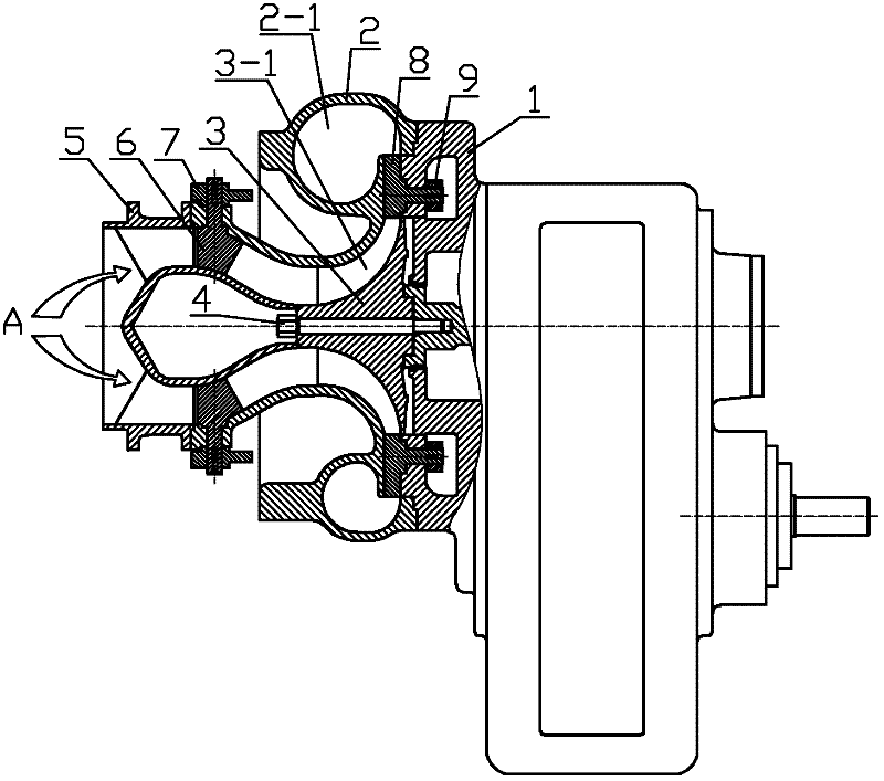 High-efficiency energy-saving single-stage high-speed centrifugal blower