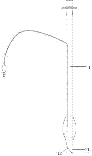 Combined lateral-limiting-type trachea and bronchus catheter