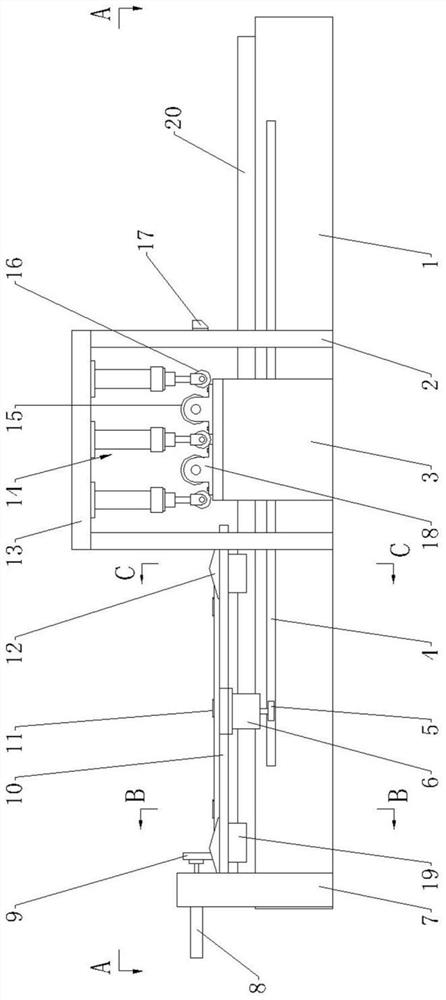 Aluminum plate surface polishing device