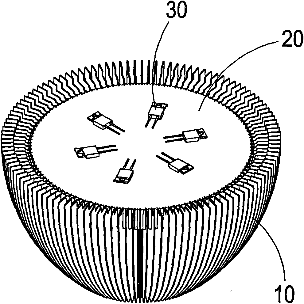 Radiating structure of electronic assemblies