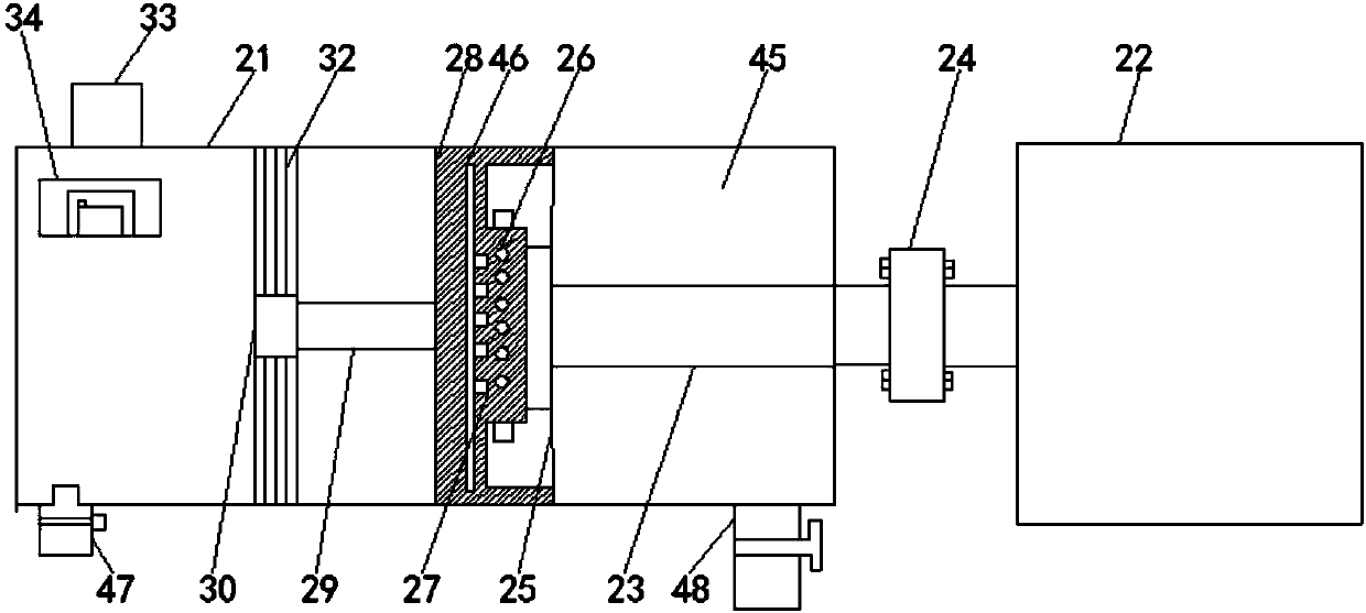 Large-scale environmental protection sewage treatment device