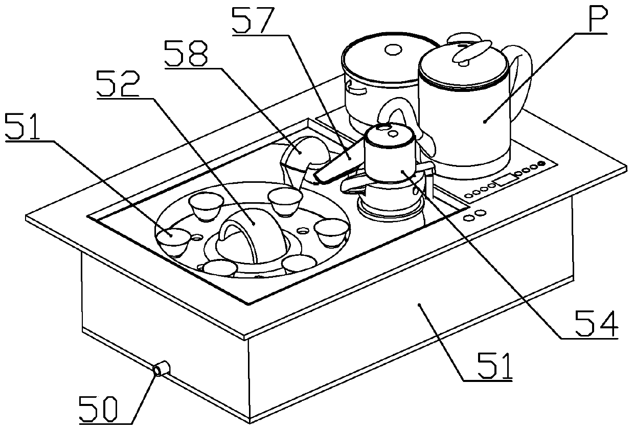 A multifunctional intelligent tea set