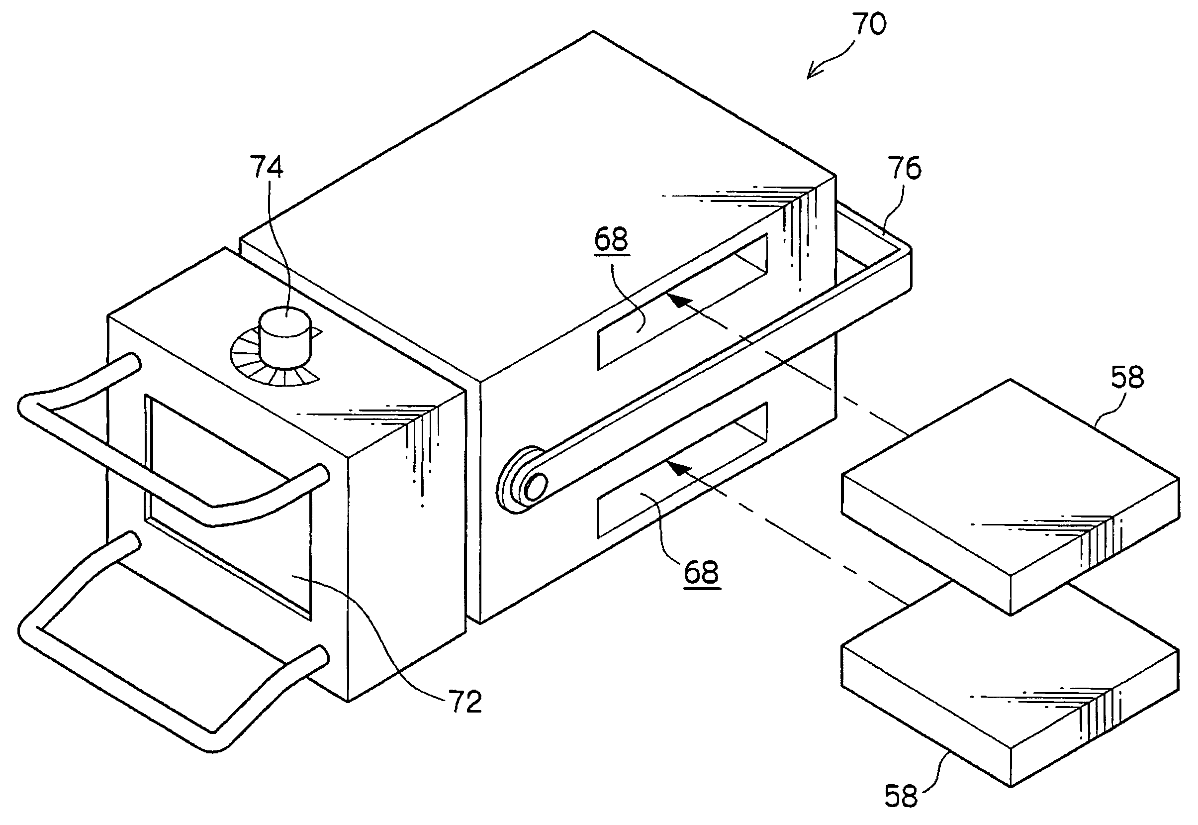 Portable radiographic apparatus system