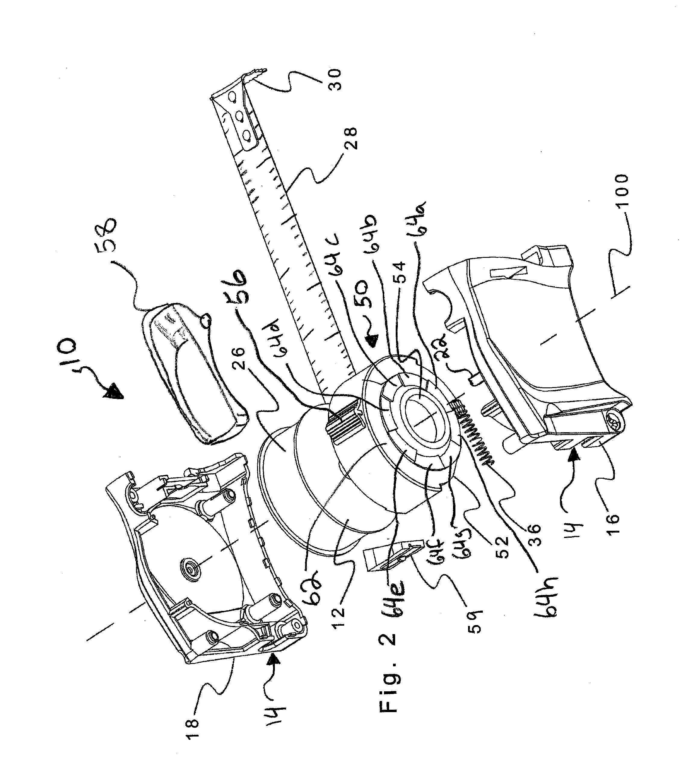 Disc brake for a tape measure