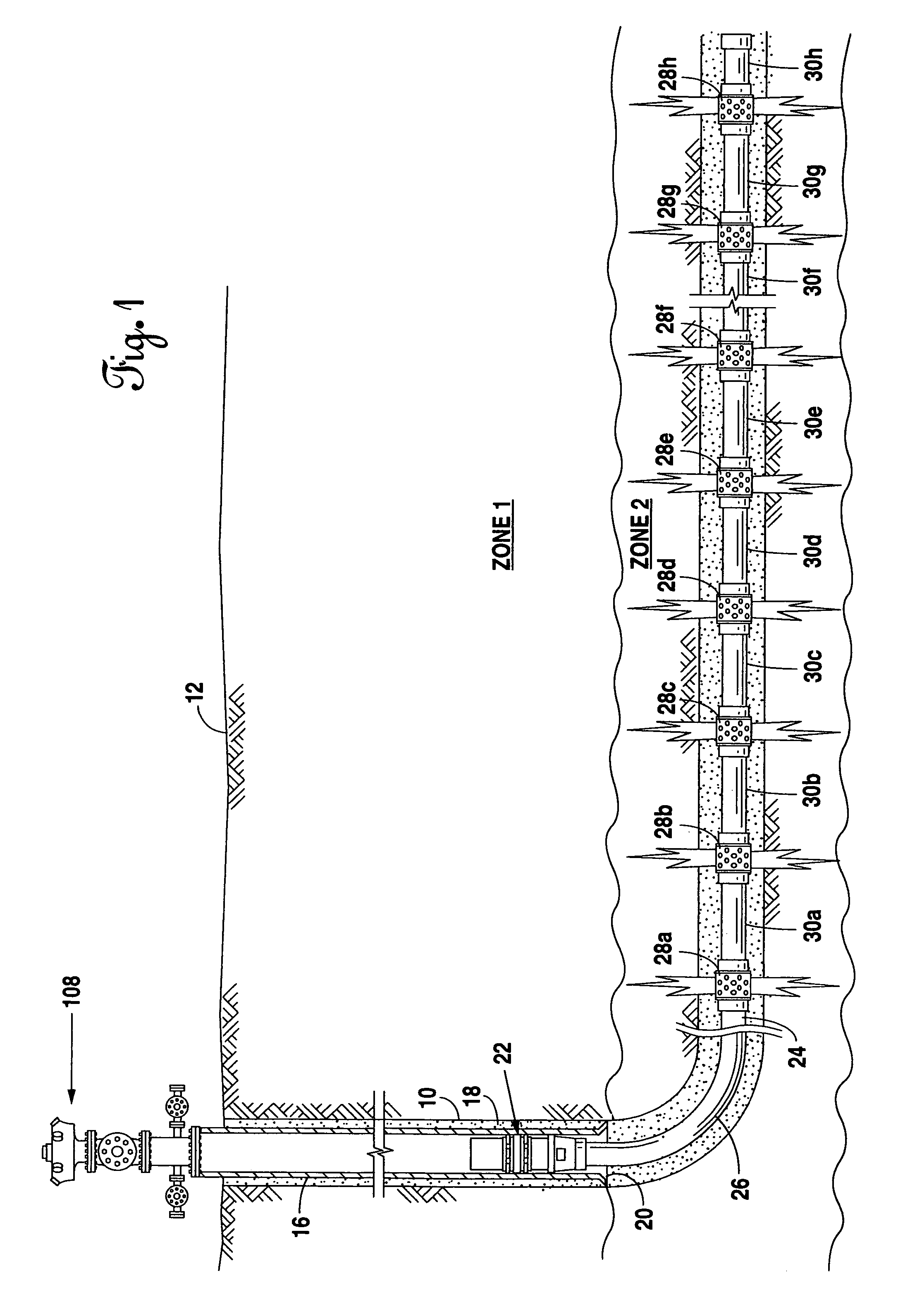 Method and apparatus for cementing production tubing in a multilateral borehole