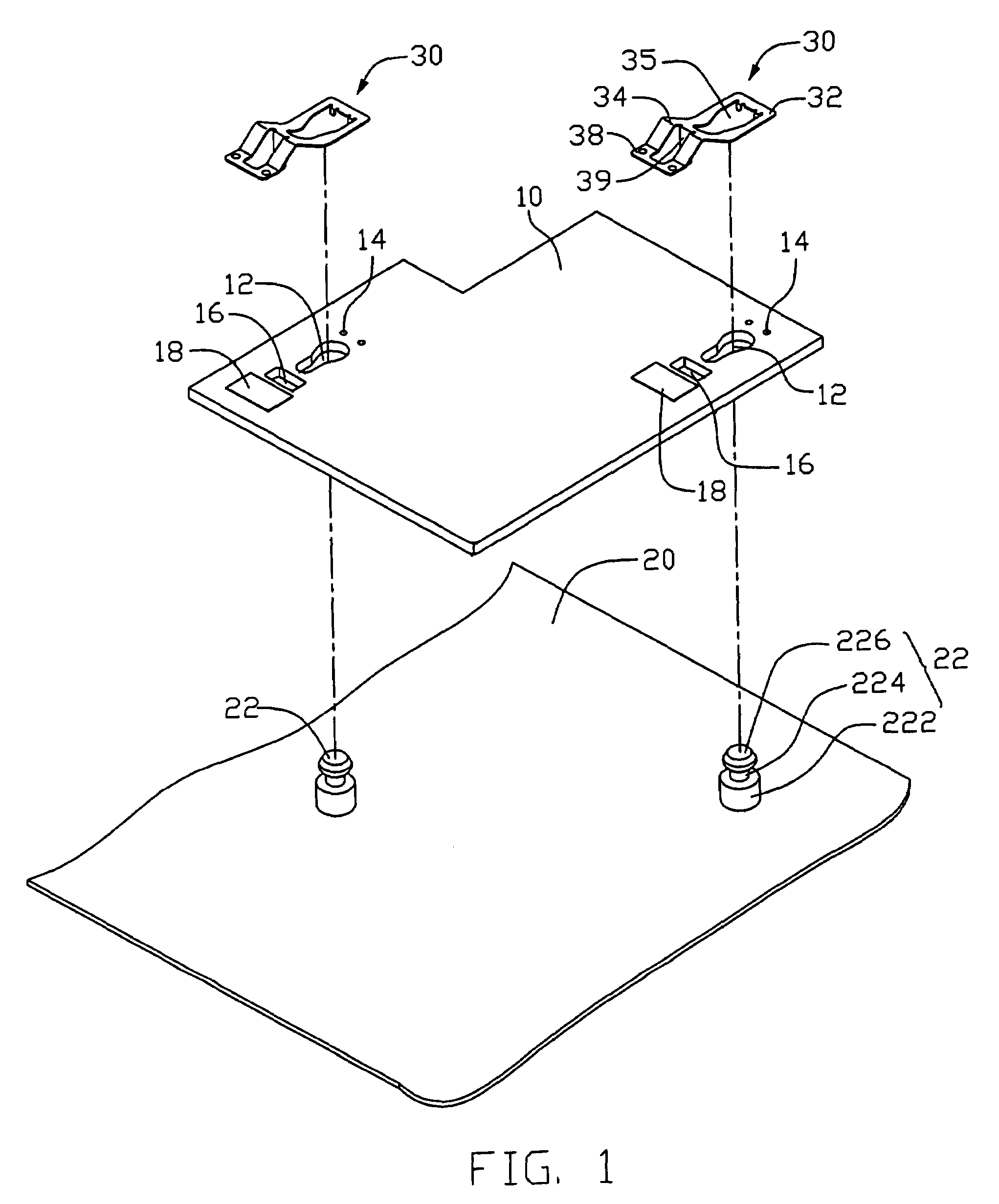 Mounting apparatus for printed circuit board