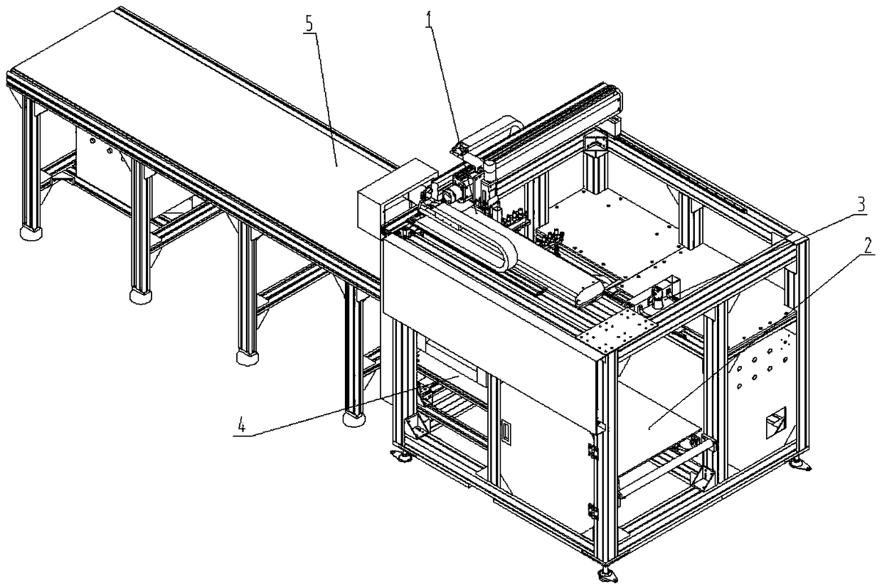 Mis-mixing automatic identification counting machine and implementation method