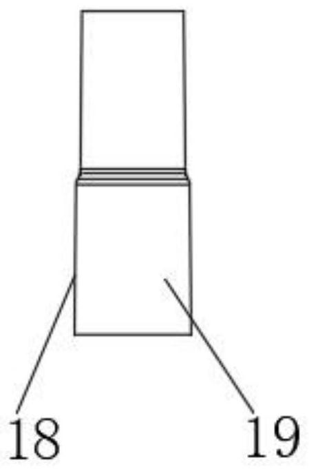 Large valve body forming die and vertical four-way forming process thereof