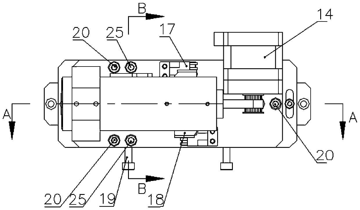 A frame structure with variable facula for sla 3D printer