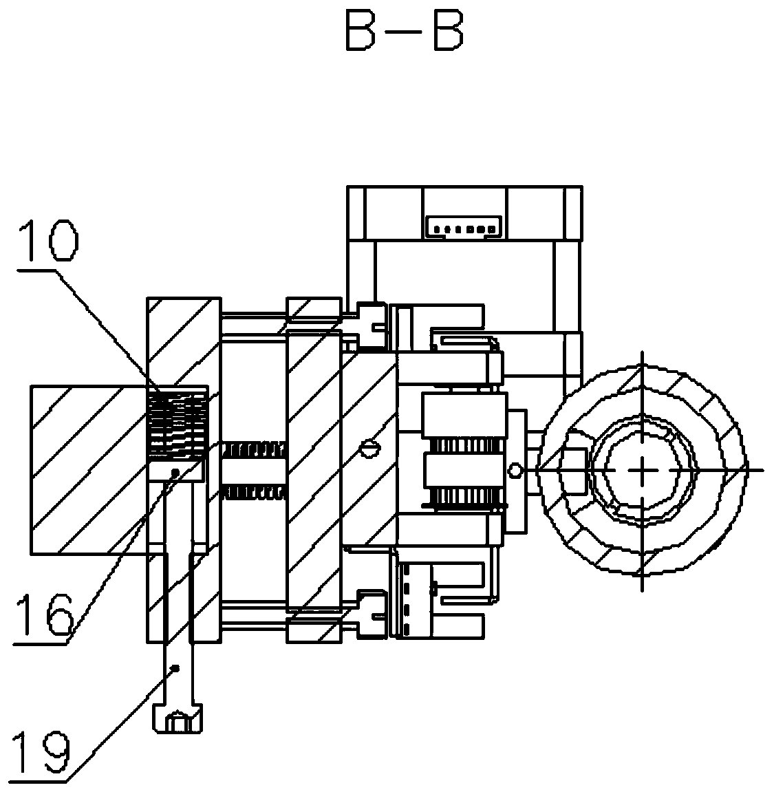 A frame structure with variable facula for sla 3D printer