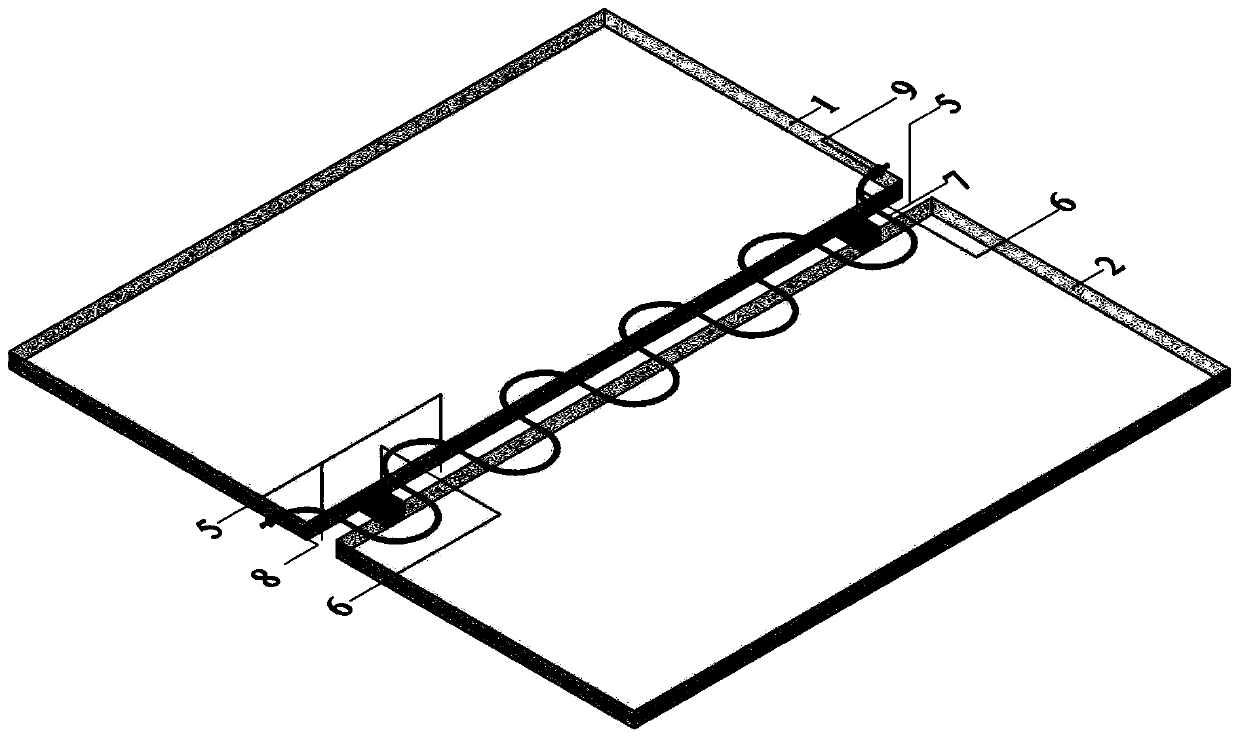 Steel wire rope detour splicing structure and method of precast concrete wall panel components