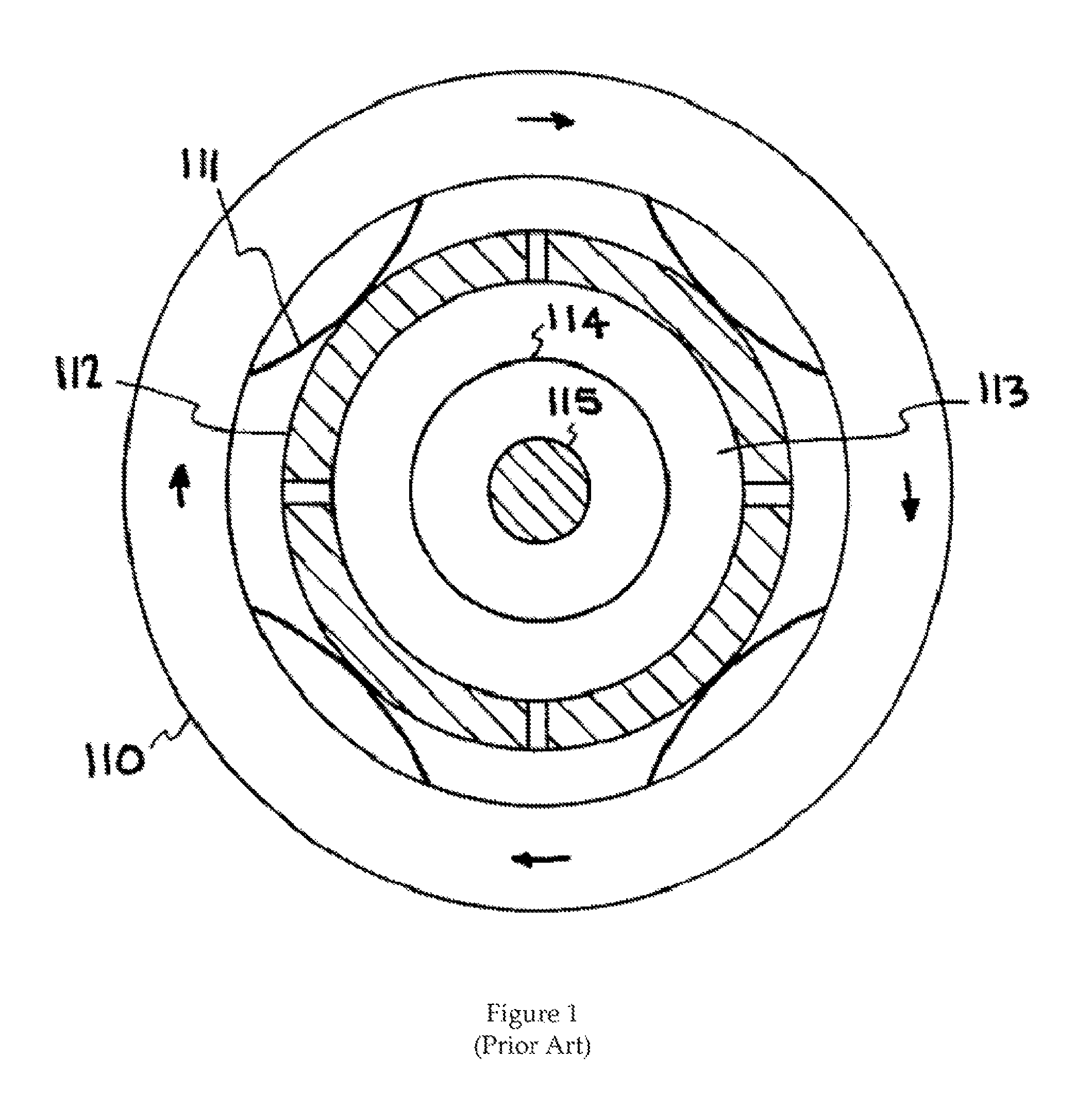 Centrifugally decoupling touchdown bearings