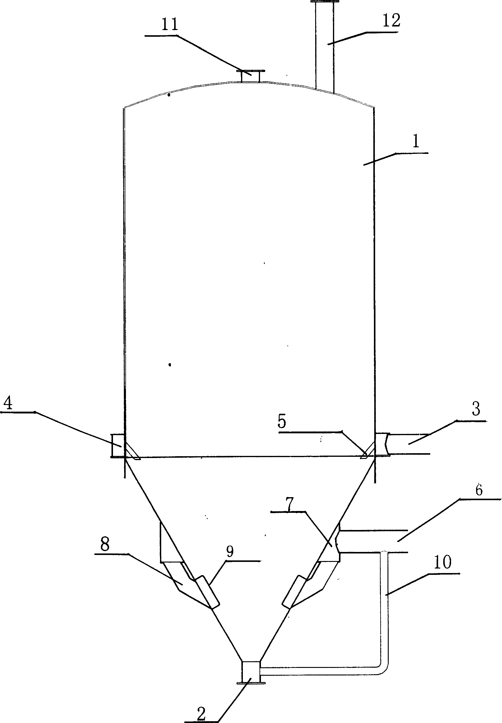 Ventilation uniform petrochemical bunker