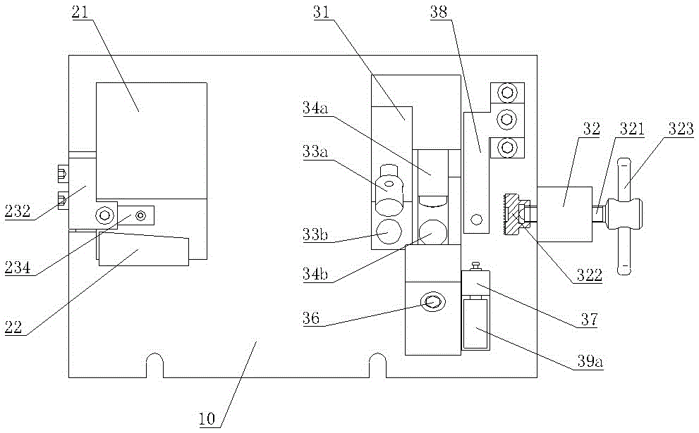 Clamping device for processing mushroom-shaped blade having Z-shaped blade shroud